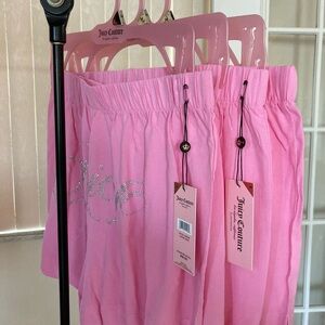 Juicy Couture Sleep Shorts Pink with Rhinestones